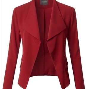 Fire Red Blazer